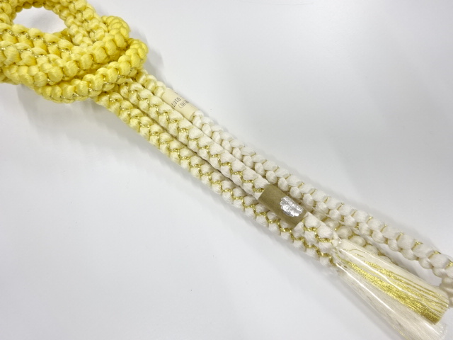 未使用品　正絹　手組帯締め